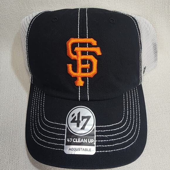 San Francisco giants snapback trucker hat WHITE/BLACK New ERA - Picture 4 of 8